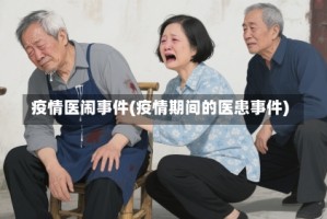 疫情医闹事件(疫情期间的医患事件)