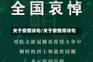 关于疫情诗句/关于疫情得诗句