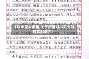 【以小见大疫情,关于疫情以小见大的作文800字】