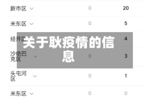 关于耿疫情的信息
