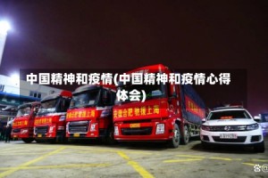 中国精神和疫情(中国精神和疫情心得体会)