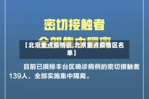 【北京重点疫情区,北京重点疫情区名单】