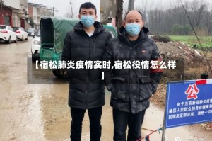 【宿松肺炎疫情实时,宿松役情怎么样】