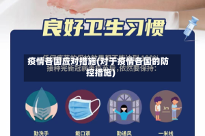疫情各国应对措施(对于疫情各国的防控措施)