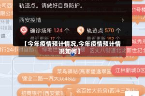 【今年疫情预计情况,今年疫情预计情况如何】