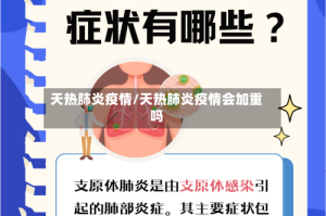 天热肺炎疫情/天热肺炎疫情会加重吗