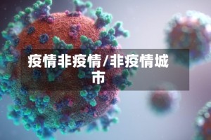 疫情非疫情/非疫情城市