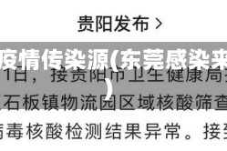 东莞疫情传染源(东莞感染来源)