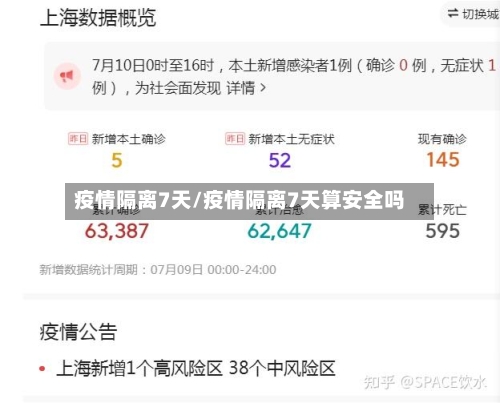 疫情隔离7天/疫情隔离7天算安全吗-第1张图片