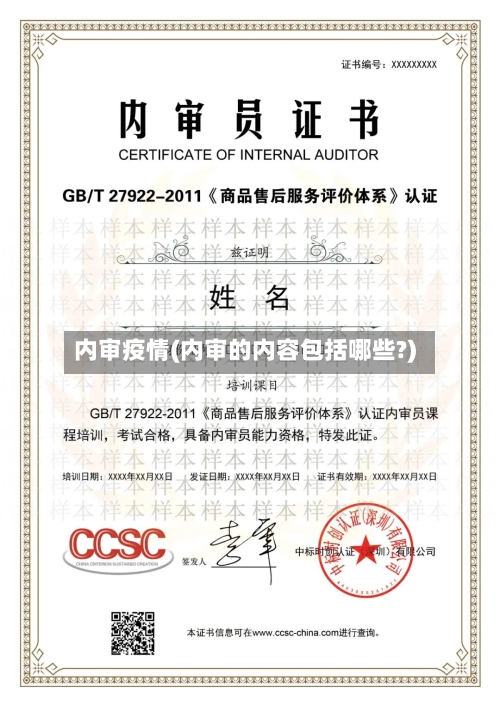 内审疫情(内审的内容包括哪些?)-第2张图片