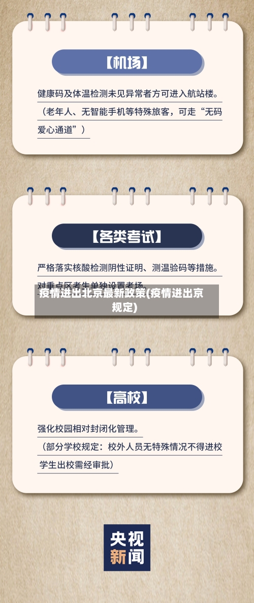 疫情进出北京最新政策(疫情进出京规定)-第1张图片