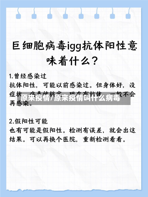 原来疫情/原来疫情叫什么病毒-第2张图片