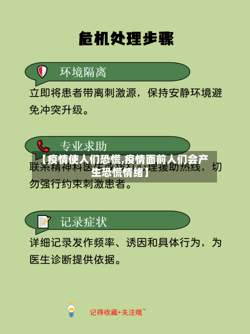 【疫情使人们恐慌,疫情面前人们会产生恐慌情绪】-第2张图片