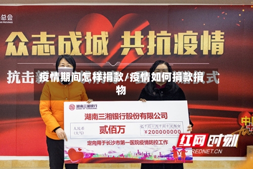 疫情期间怎样捐款/疫情如何捐款捐物-第1张图片